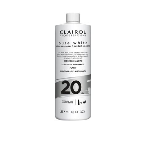 This article addresses common questions to help you understand how to use developer. Clairol Clairoxide Pure White 20 Volume Creme Developer
