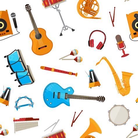 Cartoon Musical Instruments Png Vector Psd And Clipart With