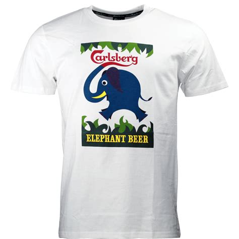 Carlsberg Elephant Beer T Shirt White Carlsberg Brand Store