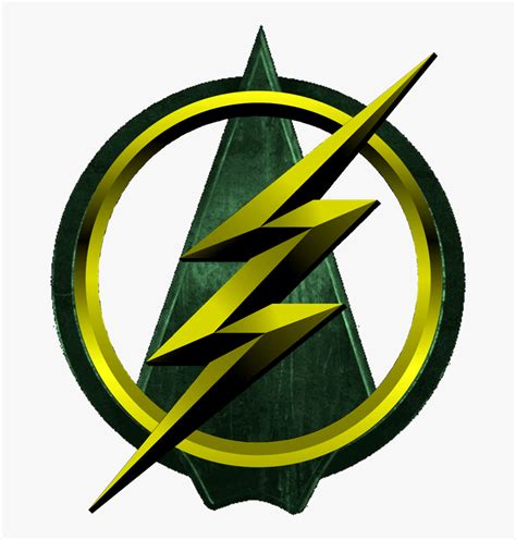 Flash Symbol Png Green Arrow Logo Png Transparent Png Kindpng