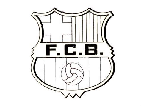 Printable Fc Barcelona Coloring Logo Free Sheets Coloring Page