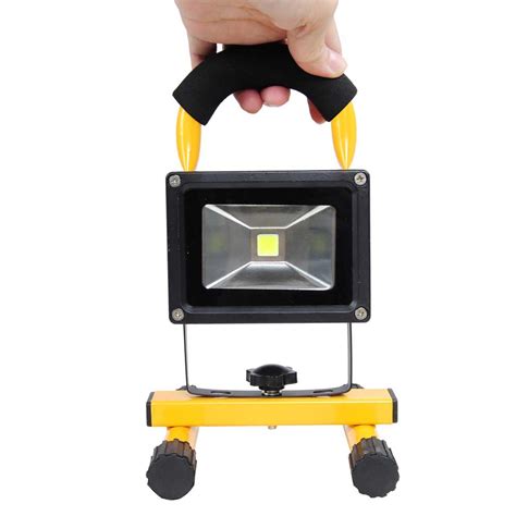10w Portable Cordless Led Flood Work Light Rechargeable Spot Camping