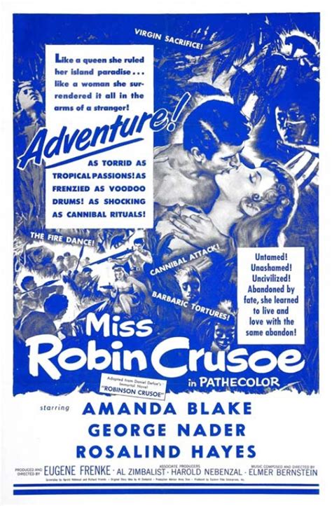 Miss Robin Crusoe Movie Poster Print 27 X 40 Item Movcb70814