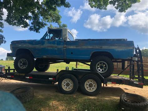 1971 Ford F250 4x4 390 Factory Air Barn Find For Sale Ford F 250 1971