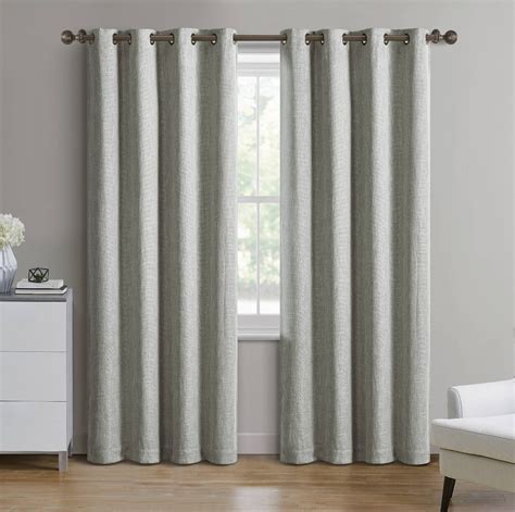 Better Homes And Gardens Woven Textured Blackout Single Curtain Panel