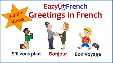 Greetings In French Les Salutations Eazy French Youtube