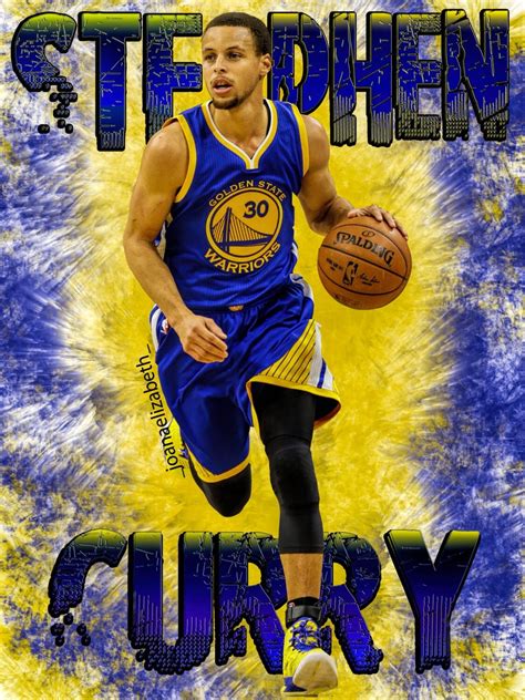 Stephen Curry Golden State Warriors Poster By Sportsdesignbyjoanna