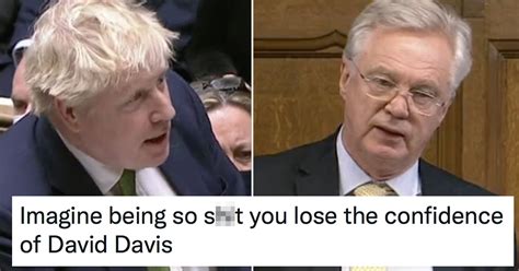 David Davis Just Told Boris Johnson In The Name Of God Go 15 Vote