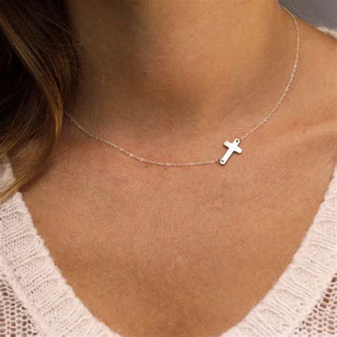 Shop Chokers Online Jieyuejewelry Elegant Cross Choker Necklace Small Gold Cross Jewelry For