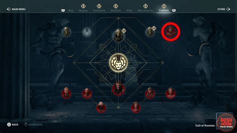 Ac Odyssey Legacy Of First Blade Shipwreck Cove Cultist Clue Location