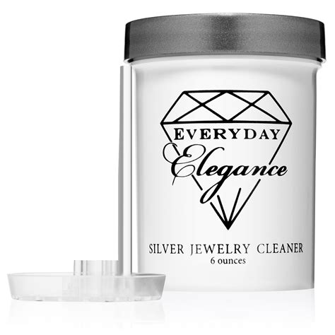 Silver Jewelry Cleaning Solution Kit Liquid Cleanser Polishing Cloth