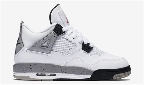 Here Are All The Kids White Cement Air Jordan 4s Releasing Sole