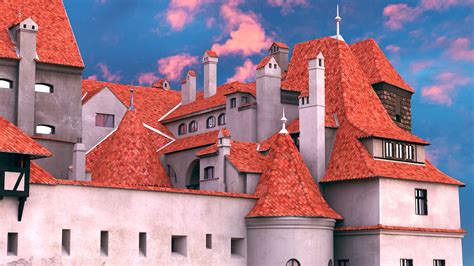 Dracula Castle Bran 3d Model 3d Model 99 3ds C4d Lwo Ma Obj