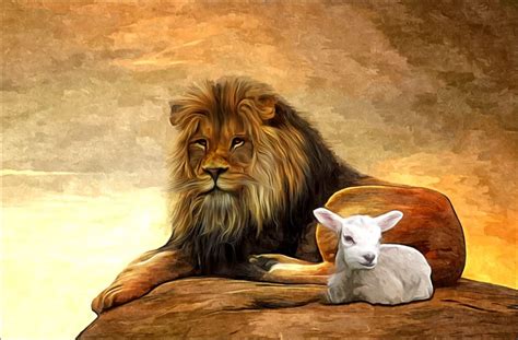 The Lion And The Lamb John 129 Revelation 55