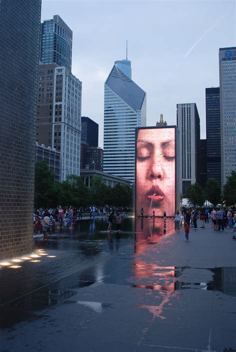 Millennium Park Fountain Sculpture Chicago Illinois U Flickr