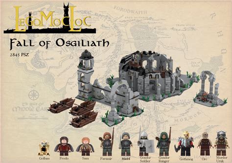 Lego Moc The Fall Of Osgiliath By Legomocloc Rebrickable Build With