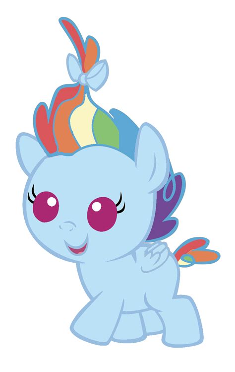 Baby Rainbow Dash By Marianhawke On Deviantart My Little Pony Drawing