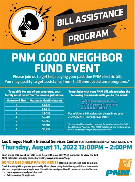 August 11 Pnm Utility Emergency Rental Assistance Program Erap Event