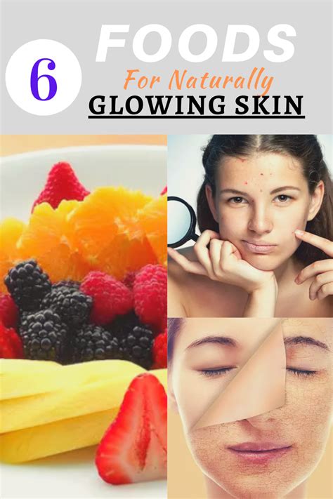 6 Foods For Naturally Glowing Skin