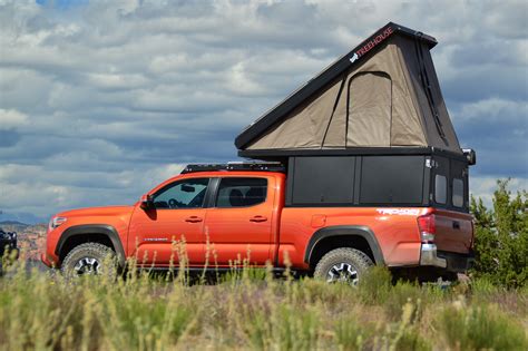 Snap Treehouse Aluminum Wedge Popup Camper For Tacoma Long Bed 7k