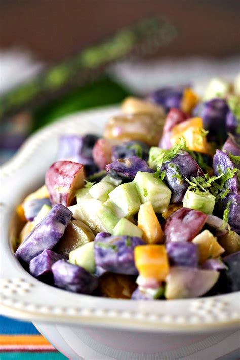 Rainbow Lime Potato Salad Life Love And Good Food