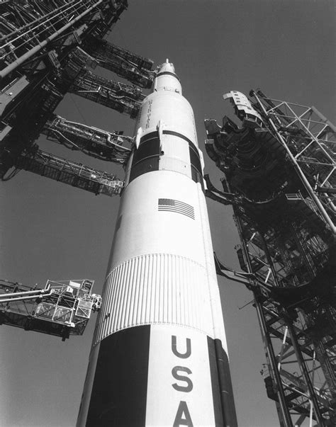 The Mobile Service Structure Moves Away From Apollo 11 On Pad 39 A July