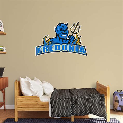 Fredonia State Blue Devils Logo Wall Decal Shop Fathead For Fredonia