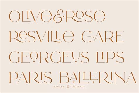 Royale Luxurious Typeface Font Freedafonts