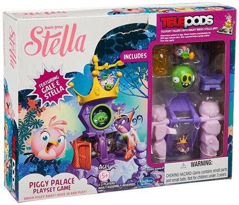 Hasbro Angry Birds Stella Telepods Piggy Palace Playset Game