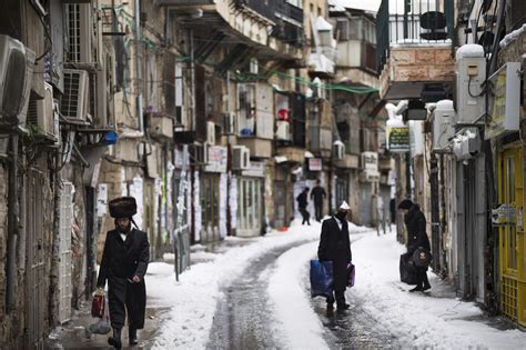 Snow Storms Continue In Israel