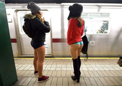Photos No Pants Subway Ride