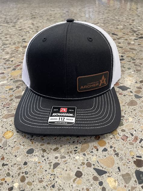 American Archer® Richardson 112 Blackwhite Trucker Style Hat With