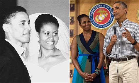 Michelle Barack Obama Celebrate 25th Wedding Anniversary Daily Mail