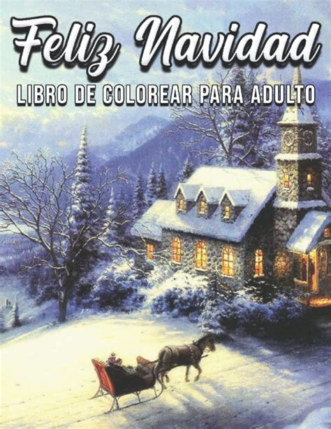 Buy Feliz Navidad Libro De Colorear Para Adulto Libro De Colorear