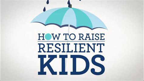 How To Raise Resilient Kids Youtube
