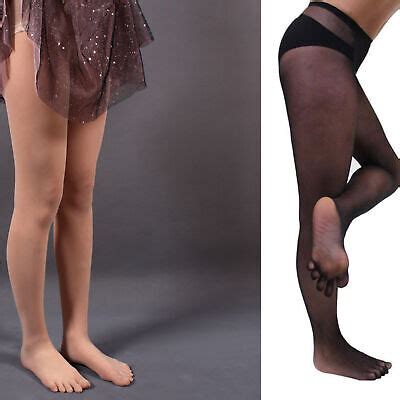 Women Seamless Sheer Separate 5 Toe Glove Pantyhose Transparent Tights
