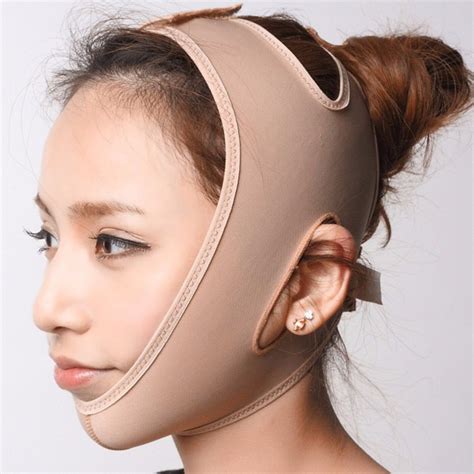 wowobjects 1pc face v shaper slimming face bandage relaxation lift up belt shape lift reduce