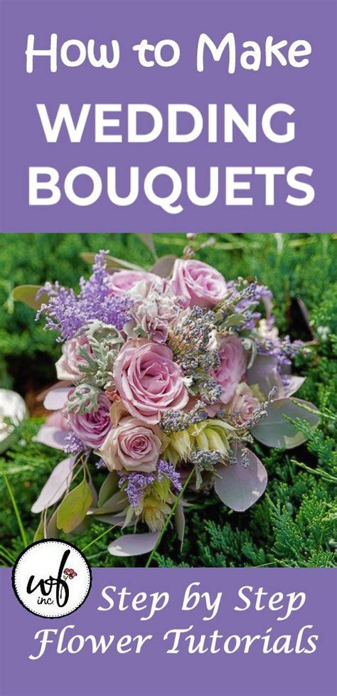 How To Make A Wedding Bouquet Fresh Flower Bouquets Wedding Diy