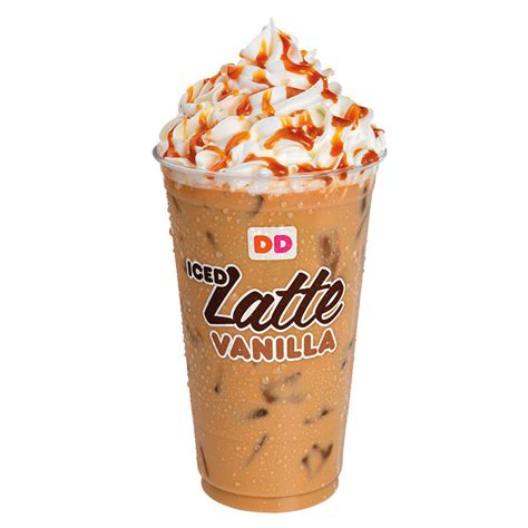 Ice Latte Vanilla Dunkin Donuts Sg