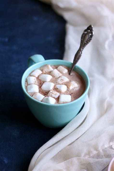 Spiced Hot Chocolate With Nutmeg And Cinnamon All She Cooks