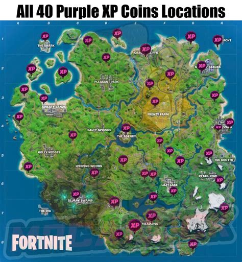 For those who remember the blue coins, you. All Purple XP Coin Locations Fortnite Chapter 2 Season 2 ...