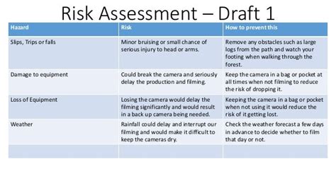 Risk Assessment Media