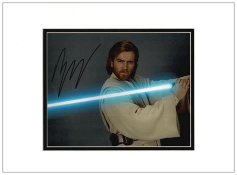 Ewan McGregor Autograph Photo Obi Wan Kenobi Star Wars
