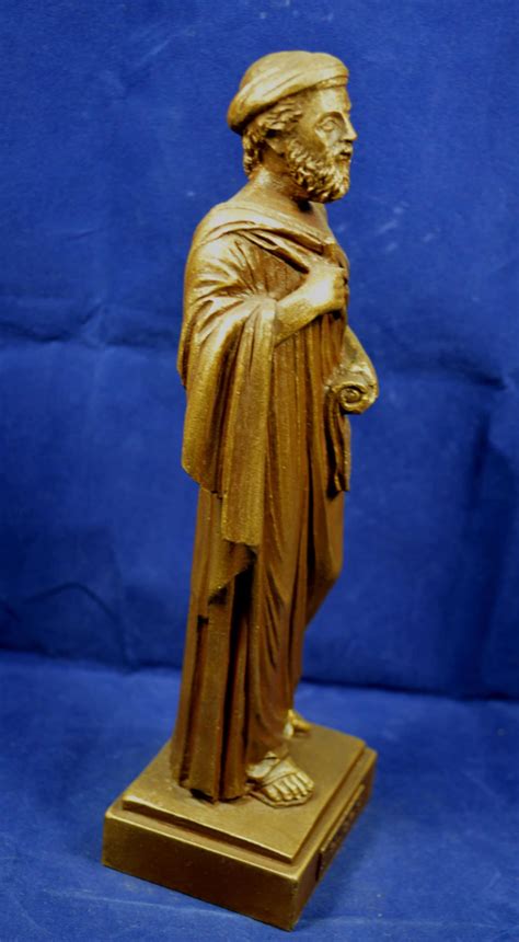 Pythagoras Of Samos Sculpture Ancient Greek Mathematician Etsy
