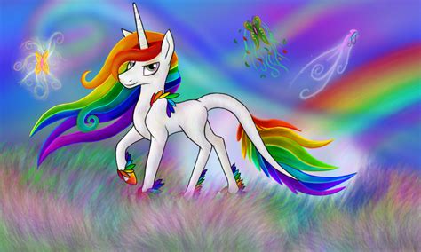 The Rainbow Unicorn By Spyrica On Deviantart