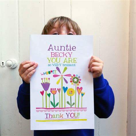 But if we do take the effort, thank you cards have a special way of touching people's hearts and staying in their minds. personalised big thank you card by alice palace | notonthehighstreet.com