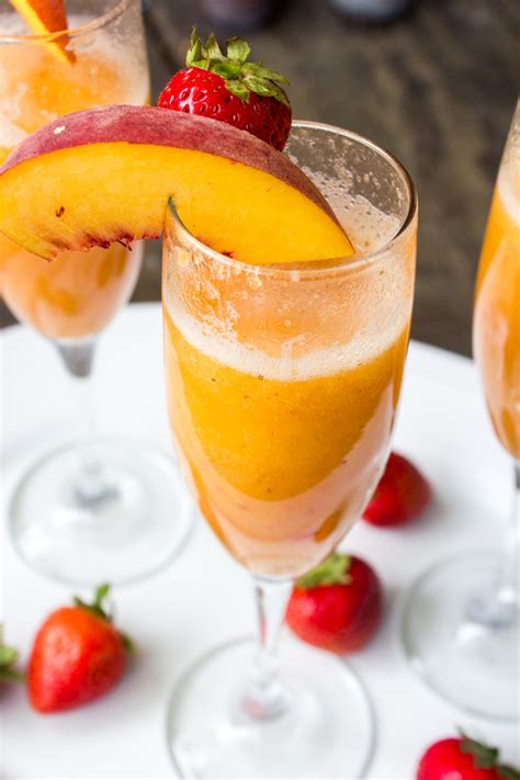 Strawberry Peach Bellini The Sweet Taste Of Summer