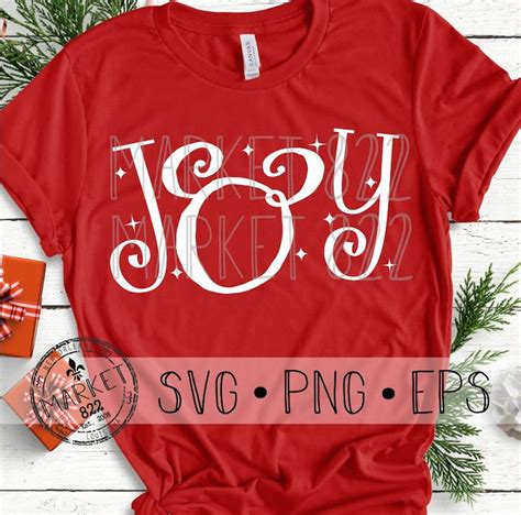 Joy Svg Christmas Svg Cut Files Print File Png Eps Etsy