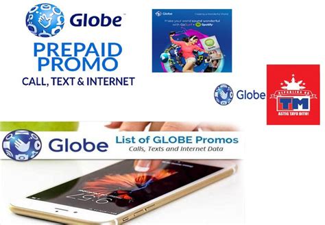 Masterlist Of Globetm Prepaid Call Text Combos And Data Combos