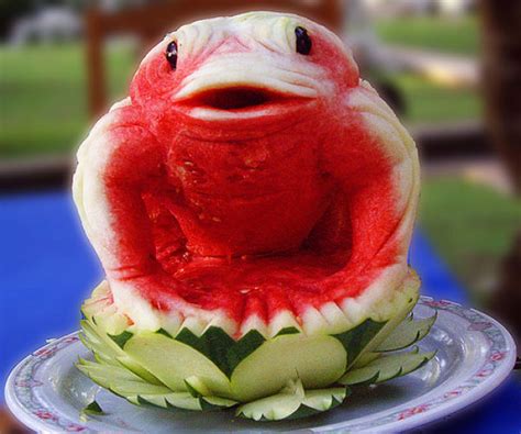 Amazing Watermelon Carvings 75 Pics